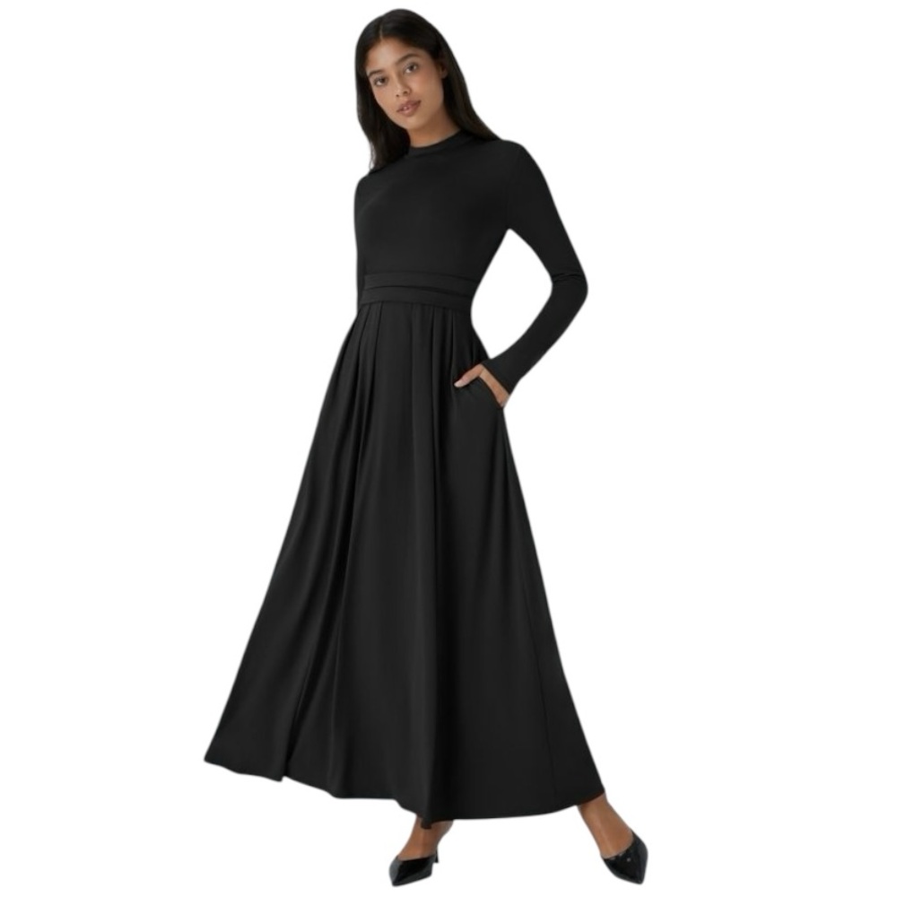 HALARA Black Maxi Dress